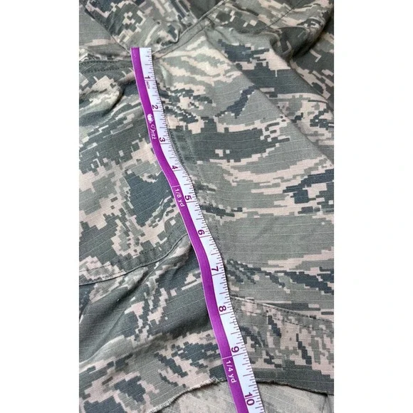 USAF Air Force ABU Tiger Stripe Camo Cargo Shorts Mens 34 Military Cut-Offs - Picture 10 of 16